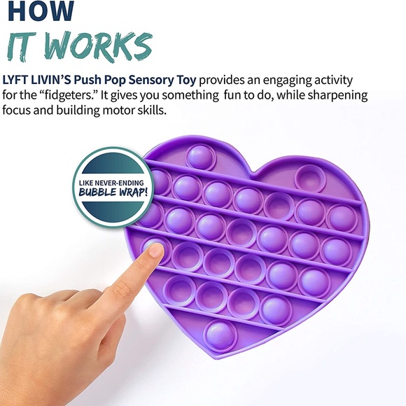 Stress & Anxiety Relief Sensory Poppers Fidget Helps Improve Motor Skill - Picture 2 of 6